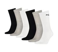Puma Unisex Sports Socks, 6 Pack - Sport Crew Socks, ECOM, Logo, Solid Color ...