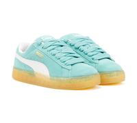 Puma Unisex Suede XL Aquatic/White Trainers - Mint - Size UK 5