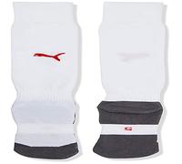 PUMA Unisex Team Liga Core Football Socks, White/Red, 1 UK