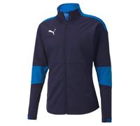 PUMA Unisex Teamfinal 21 Sideline Track Jacket S Peacoat-Electric Blue Lemonade