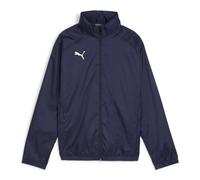 PUMA Unisex Teamgoal Allweather Jr Poly Jacket, PUMA Navy-PUMA White, 164 EU