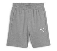 PUMA Unisex Teamgoal Casuals Jr Knitted Shorts, Medium Gray Heather-puma White, 140 EU