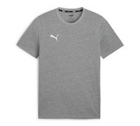 PUMA Unisex Teamgoal Casuals Tee, Medium Gray Heather-puma White, S EU