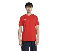 PUMA Unisex Teamgoal Casuals Tee, Puma Red-puma White, XL EU