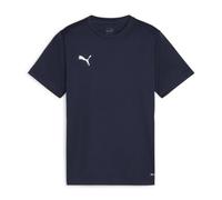 PUMA Unisex Teamgoal Jersey Jr Tee, Puma Navy-puma White-Persian Blue, 116 EU