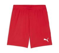 PUMA Unisex Teamgoal Jr Knitted Shorts, Puma Red-puma White, 128 EU