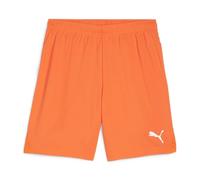 PUMA Unisex Teamgoal Jr Knitted Shorts, Rickie Orange-puma White, 116 EU