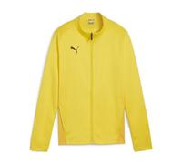 PUMA Unisex Teamgoal Training Jr Track Jacket, Faster Yellow-PUMA Black-Sport Yellow, 116 EU