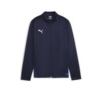 PUMA Unisex Teamgoal Training Jr Track Jacket, PUMA Navy-PUMA White-Persian Blue, 140 EU