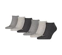 PUMA Unisex trainer socks in a pack of 6 - Grey Combo (002)