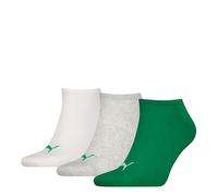PUMA Unisex Trainer Socks (Pack of 3), Green, 47-49