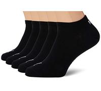 PUMA Unisex_Adult Plain Sneaker-Trainer Socks (5 Pack), Black, 49 cm (Pack of 5)