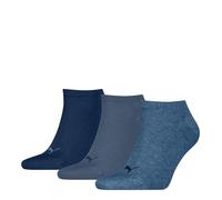PUMA Unisex Trainers, Plain, 3P, Denim Blue, 35-38