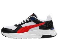 PUMA Unisex Trinity 2 LT Sneaker, White-for All TIME RED Black-Blue Jewel, 5 UK