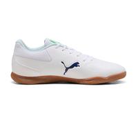 PUMA Unisex TRUCO III Soccer Shoe, White-Aqua-Fizzy Light, 11 UK