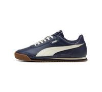 Puma Unisex Turino II Sneaker, Navy-Alpine Snow-Gum, 8 UK