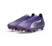 PUMA Unisex Ultra 5 Match FG/AG Soccer Shoe, Lapis Lazuli White-Sunset Glow, 10 UK