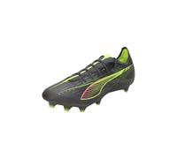 PUMA Unisex Ultra 5 Match Firm Ground/Artifical Ground Football Boots, Matte Aged Silver-Yellow Alert-Puma Aged Silver, 9.5 UK