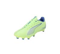 PUMA Unisex Ultra 5 Play FG/AG Soccer Shoe, Fizzy Apple White-BLUEMAZING, 9.5 UK