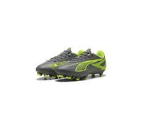 PUMA Unisex Ultra 5 Play FG Soccer Shoe, Matte Aged Silver-Yellow Alert Aged Silver, 7.5 UK