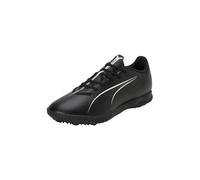 PUMA Unisex Ultra 5 Play TT Soccer Shoe, Black White, 3.5 UK