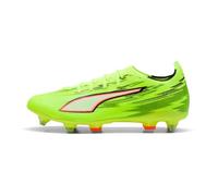 PUMA Unisex Ultra 6 Match Mixed Soft Ground Football Boots, Yellow Alert-PUMA Black-Glowing Red-Lime Squeeze, 6 UK