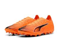 PUMA Unisex Ultra 6 Match Multi-Ground Football Boots, Heat Fire-PUMA Black-Glowing Red, 10 UK