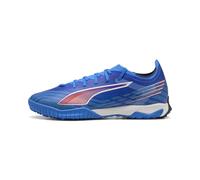 PUMA Unisex Ultra 6 Match Turf Football Boots, Ultra Blue-PUMA White-Glowing Red, 8 UK