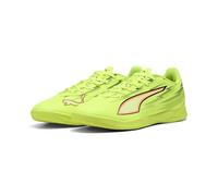PUMA Unisex Ultra 6 Play IT Soccer Shoe, Yellow Alert Black-Glowing RED-Lime Squeeze, 10.5 UK