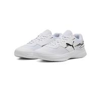 PUMA Unisex VARION II Indoor Court Shoe, White Black, 12 UK