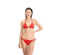 Puma Licence Womens Swim Triangle Bikini Top - Red - Size Small