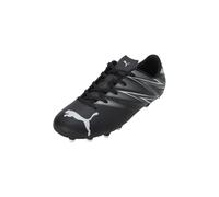 PUMA Unisex Youth ATTACANTO FG/AG JR Soccer Shoe, PUMA Black-Silver Mist, 2 UK