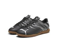 Puma Unisex Youth Attacanto It Jr Soccer Shoes, Puma Black-Silver Mist, 4.5 UK