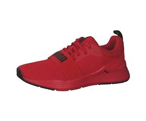 Puma Unisex Youth Puma Wired Run Jr Sneakers, High Risk Red-Puma Black, 6 UK