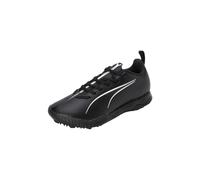 PUMA Unisex Youth Ultra 5 Play TT JR Soccer Shoe, PUMA Black-PUMA White, 5 UK