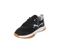 Puma Unisex Youth Varion Ii Jr Indoor Court Shoes, Puma Black-Cool Light Gray-Yellow Blaze-Gum, 4.5 UK