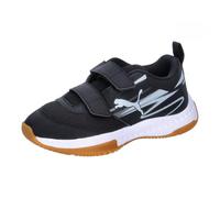 PUMA Unisex Kids Varion Ii V Jr Indoor Court Shoe, Puma Black Cool Light Gray Gum, 13 UK