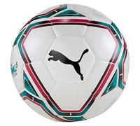 Puma Unisex's teamFINAL 21 Lite Ball 350g Soccer White-Rose Red-Ocean Depths Black, 4