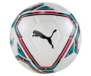 Puma Unisex's teamFINAL 21 Lite Ball 350g Soccer White-Rose Red-Ocean Depths Black, 4