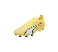 PUMA Ultra Ultimate FG/AG Football Boots, Yellow Blaze/White/Black, size 9.5