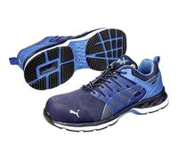 PUMA Velocity 2.0 ESD Shoe S1P Size 43 Blue Rubber Sole 643850-43