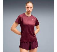 Puma Velocity AOP Running shirt Women - dark red, Size L
