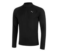 PUMA Velocity Cloudspun Running Quarter-Zip Top Shirt Men, Black, size 2XL