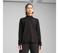 Puma Velocity Cloudspun Half Zip Long Sleeve T-shirt Black XL Women