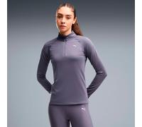 Puma Velocity Cloudspun 1/4 Zip Running shirt Women - grey, Size S