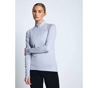 Puma Velocity Cloudspun Funnel Neck Running Top Silver