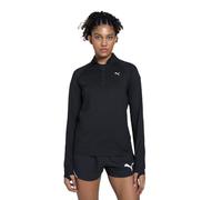 Puma Velocity Cloudspun Half Zip Long Sleeve T-shirt Black M Woman