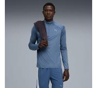 PUMA Velocity Cloudspun Running Quarter-Zip Top Shirt Men, Dark Indigo/Heather, size 2XL