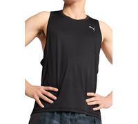 Puma Velocity Mens Running Vest Black Run Sleeveless Crew Neck Training Tank Top