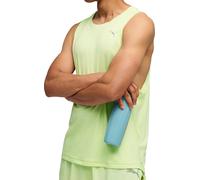 Puma Velocity Mens Running Vest Green Run Sleeveless Crew Neck Training Tank Top